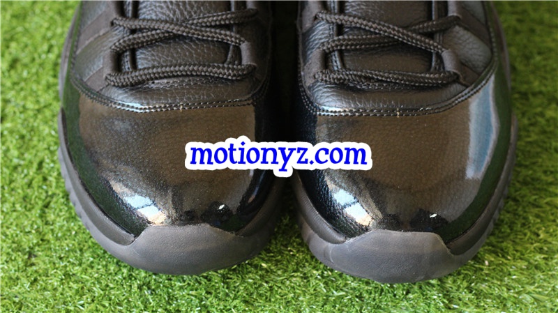 Authentic Air Jordan 11 Retro 72-10 Black Custom